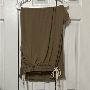 Women's Taupe Wide Leg Pants